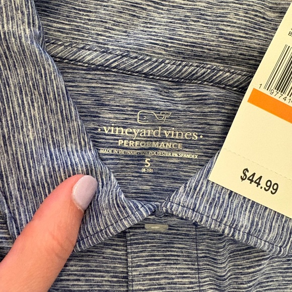 Vineyard Vines Blue boys Polo Shirt - Picture 3 of 3